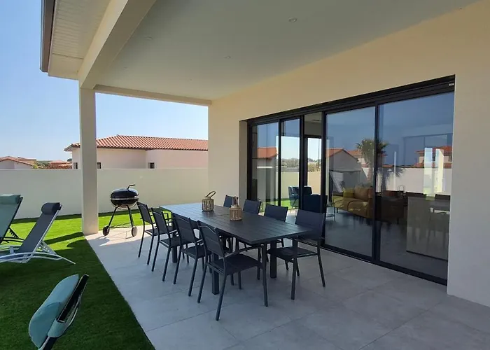 Tatil Evi Neuve Hemera , 8 Couchages, Piscine & Portiragnes